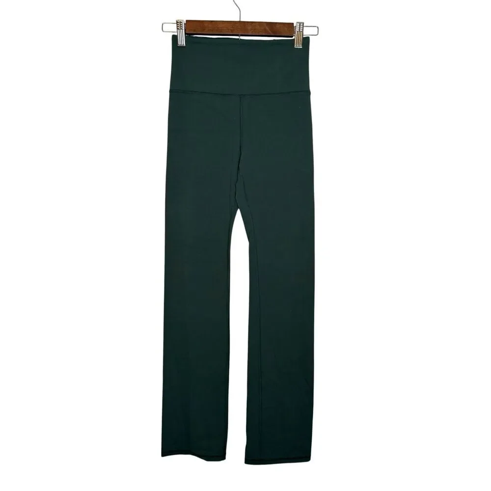 Athleta Elation Ultra High Rise Straight Leg Pant in Pine Size XS NWT